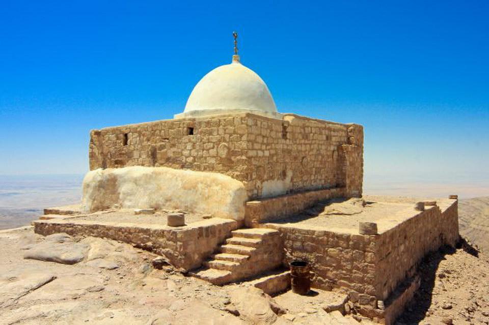 View of Mount Hor (Jabal Haroun) near Petra, Jordan.